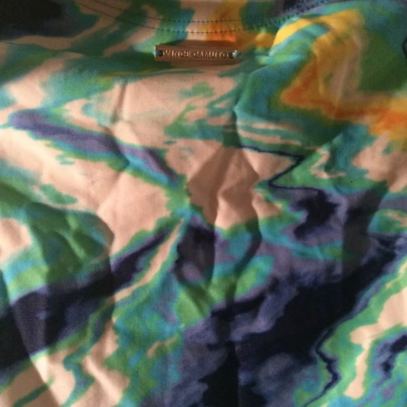 VINCE CAMUTO Blue Blend Bandeau One Piece Size 8 - Picture 6 of 7